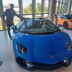 Lamborghini blu